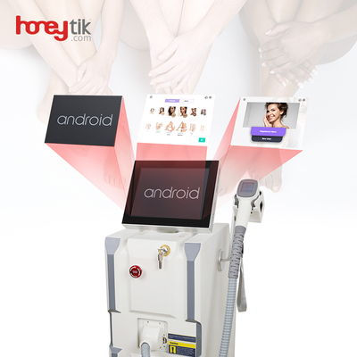 Diode Laser Hair Removal Machine Best Sale Salon Use Support Internet Foldable Android Screen Smooth Skin