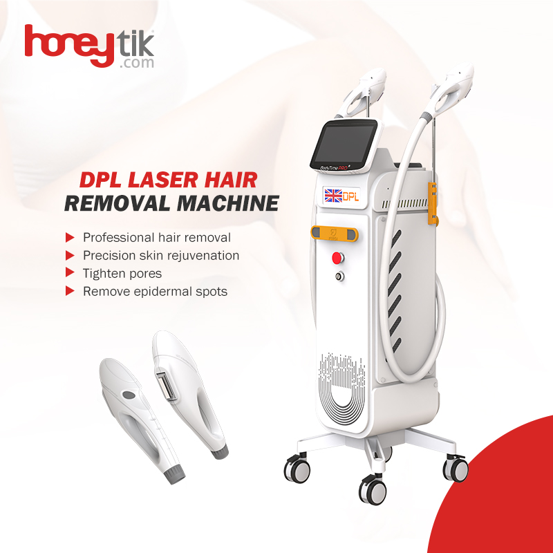Dpl Laser Hair Removal Beauty Machine Professional Salon Use Painless Hair Removal Skin Care 3 Wavelengths